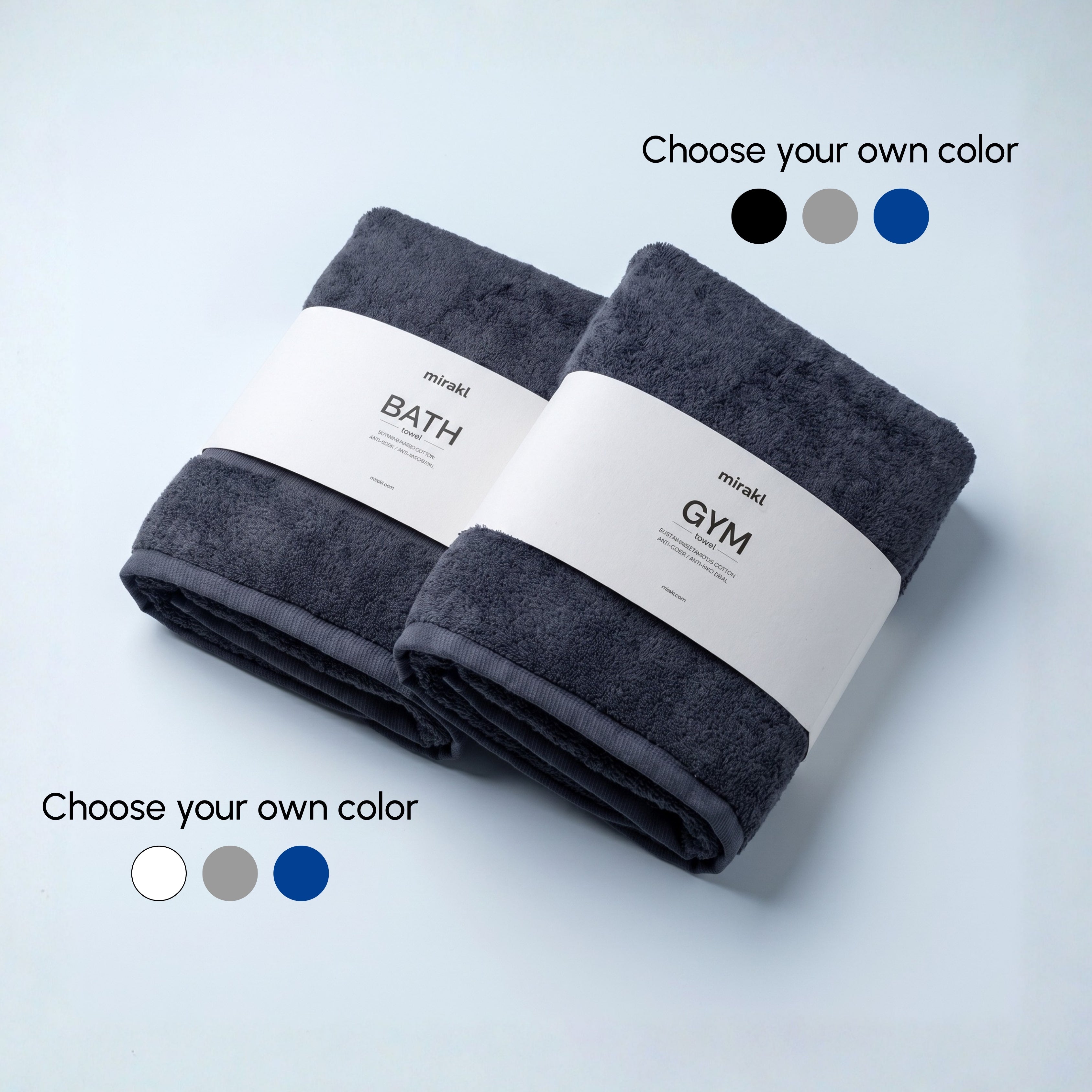 Gym & Bath - Silver-Infused Towel Bundle