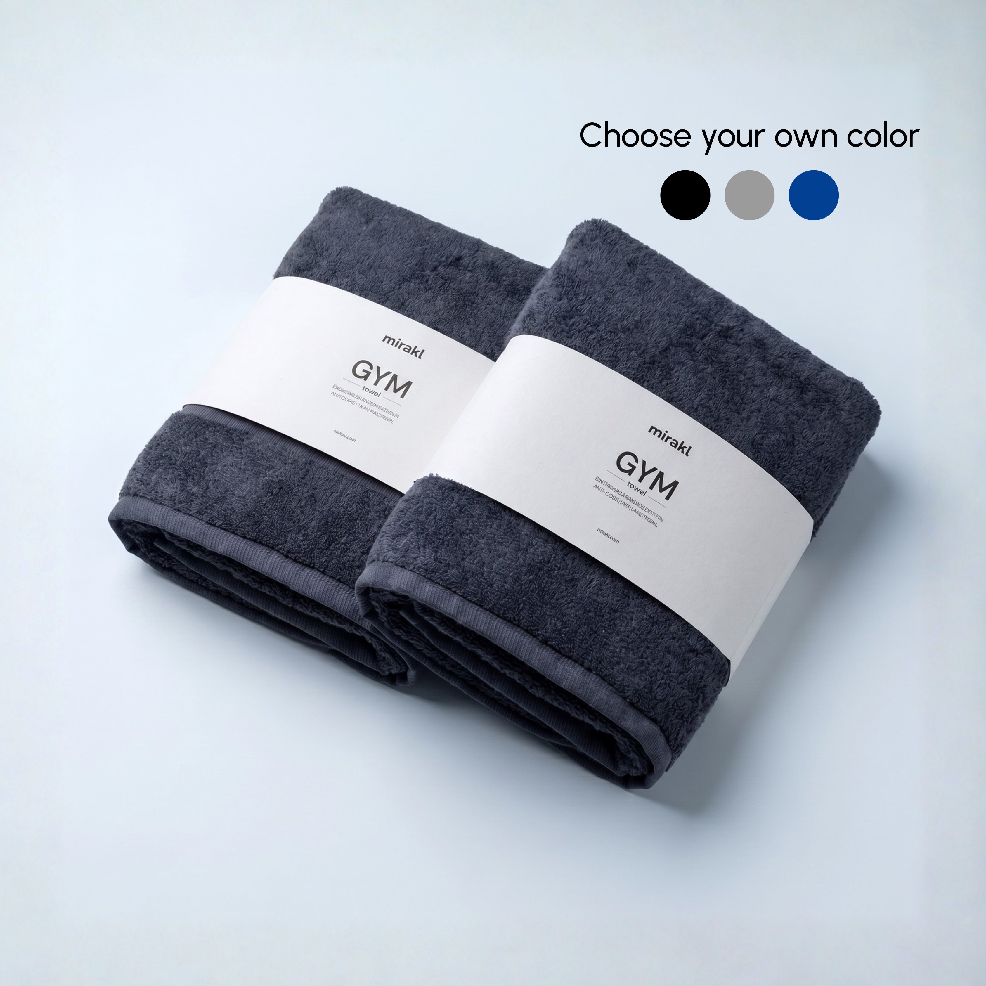 2 Silver-Infused Gym Towels Bundle