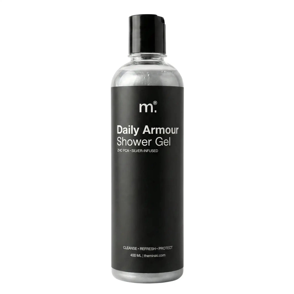 Silver Infused Bath towel + Shower Gel - Mirakl