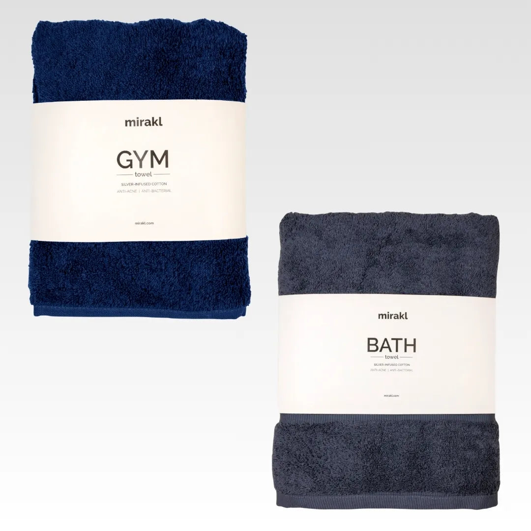 Gym & Bath Silver InfusedTowel