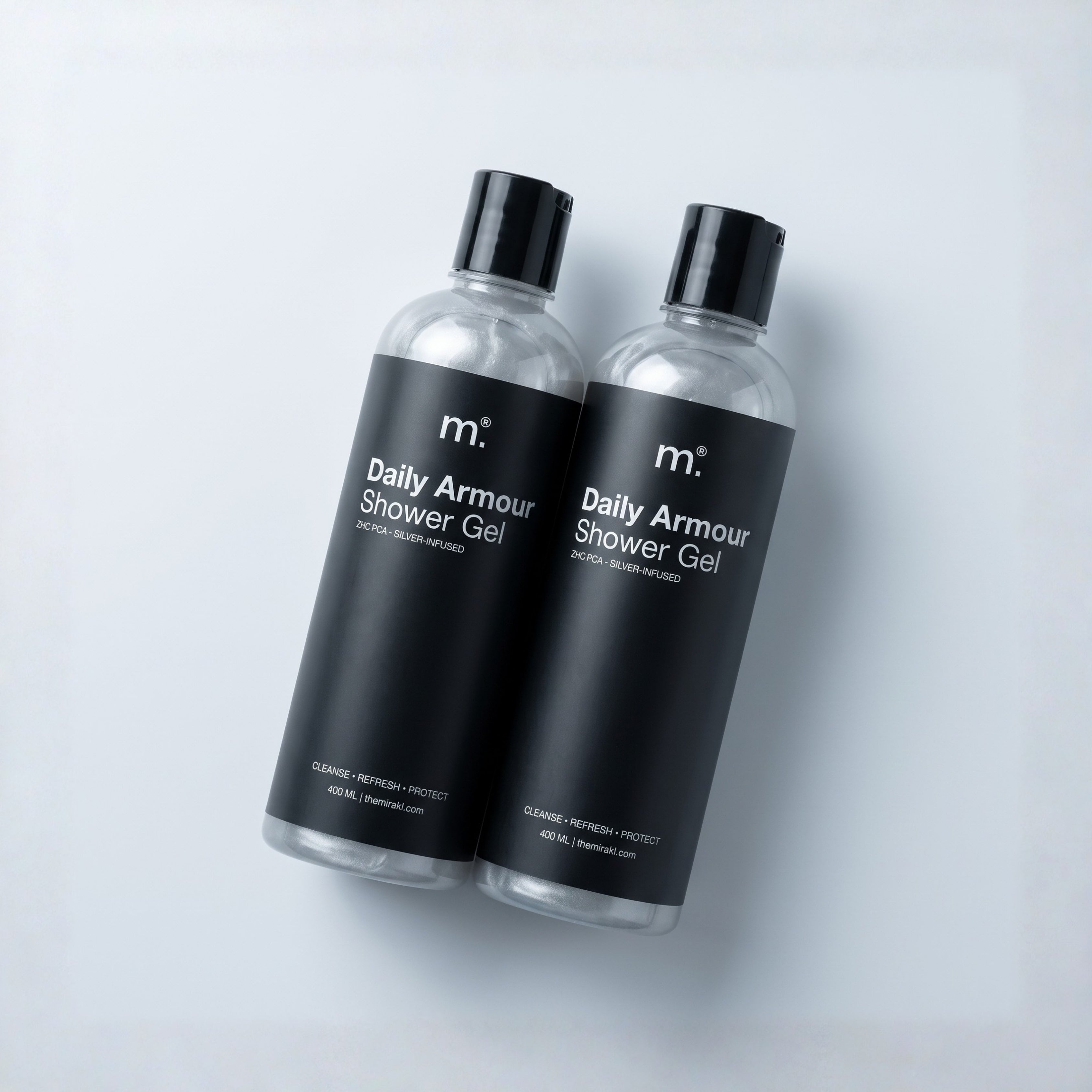 Pack of 2 Silver Infused Shower Gel (400 ml)