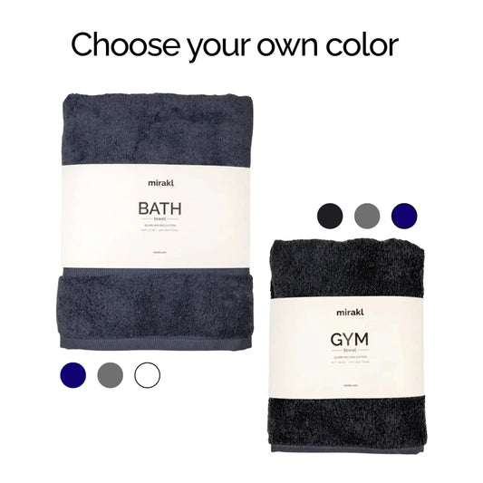  Gym & Bath - Silver-Infused Towel Bundle My Store