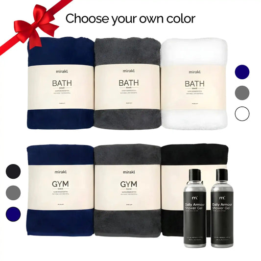  3 + 3 Family Favourite Silver-Infused Towels Bundle Mirakl