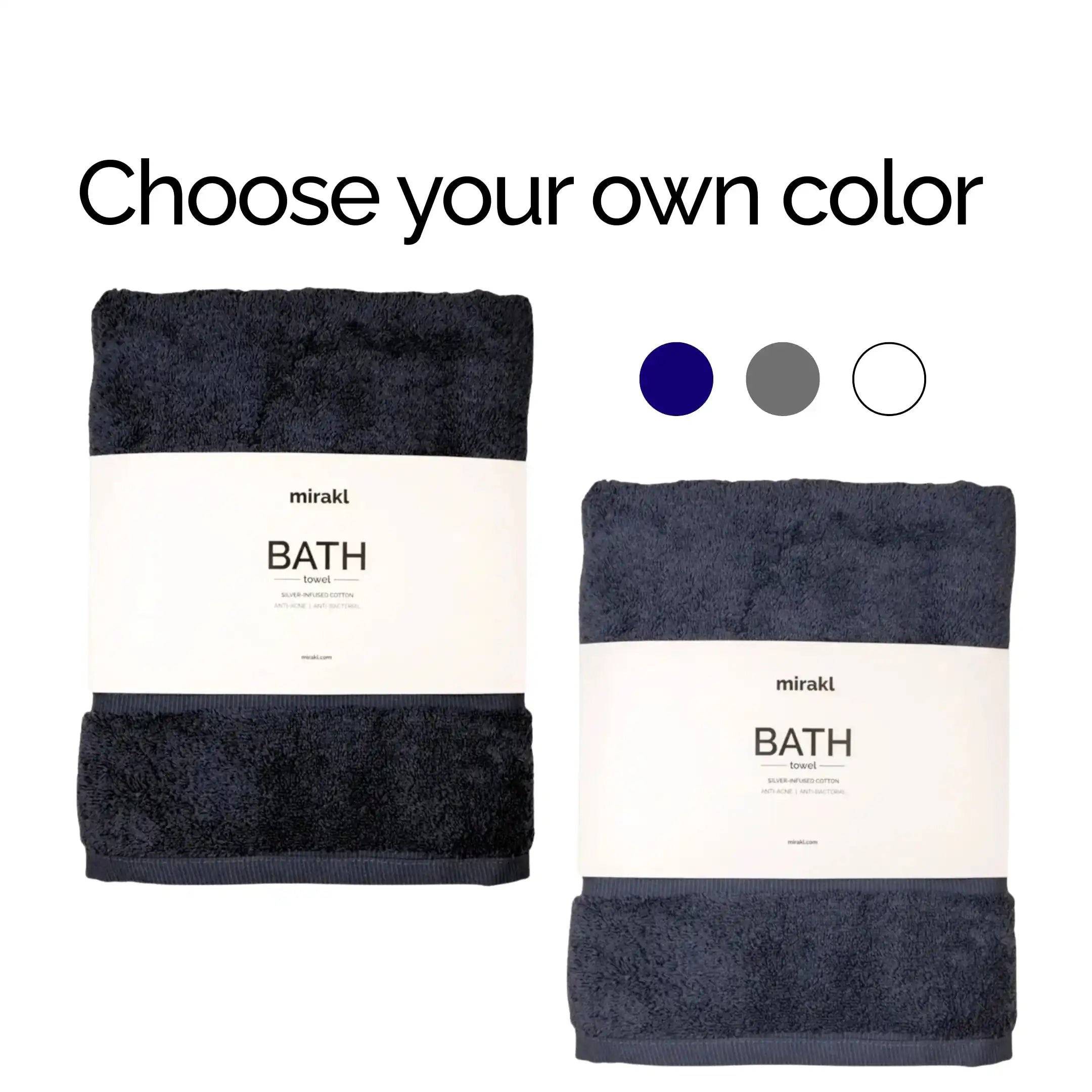  2 Silver-Infused Bath Towels Bundle My Store