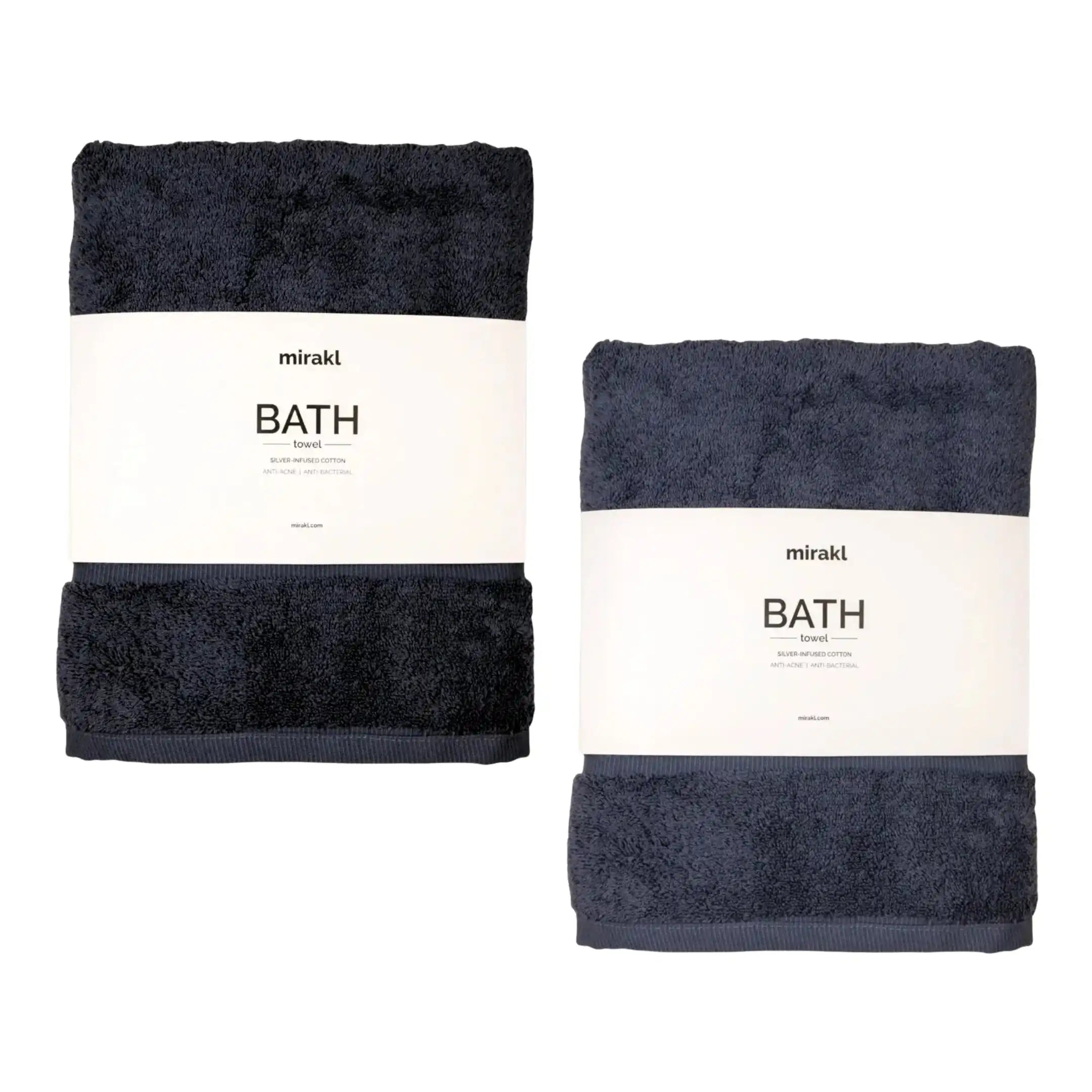  2 Silver-Infused Bath Towels Bundle My Store