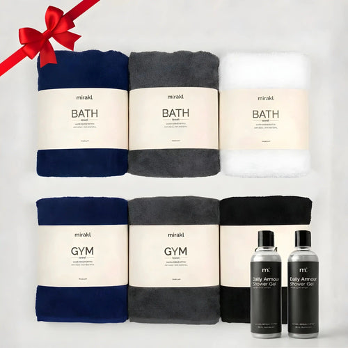 3 + 3 Family Favourite Silver-Infused Towels Bundle - Mirakl