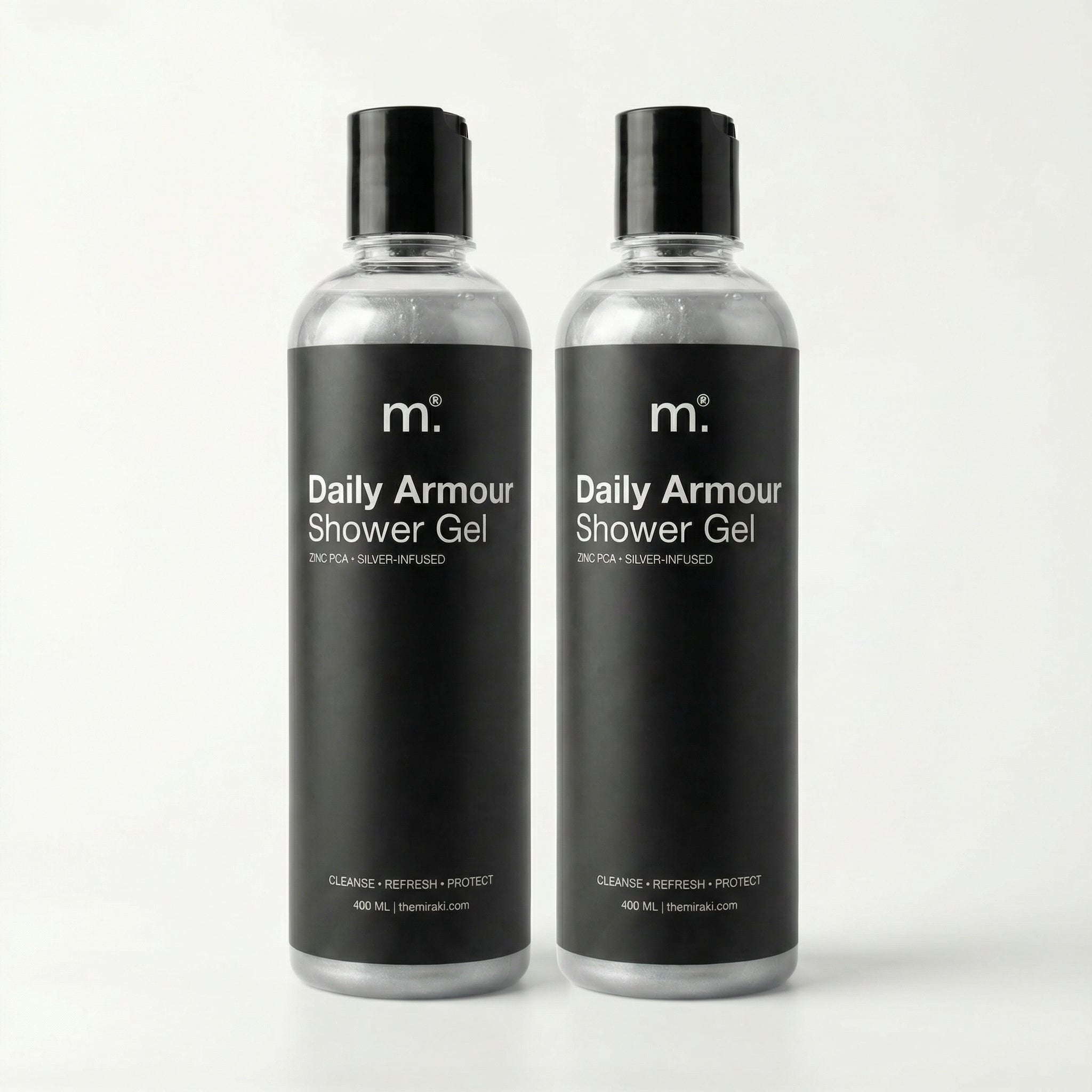 Pack of 2 Silver Infused Shower Gel (400 ml)