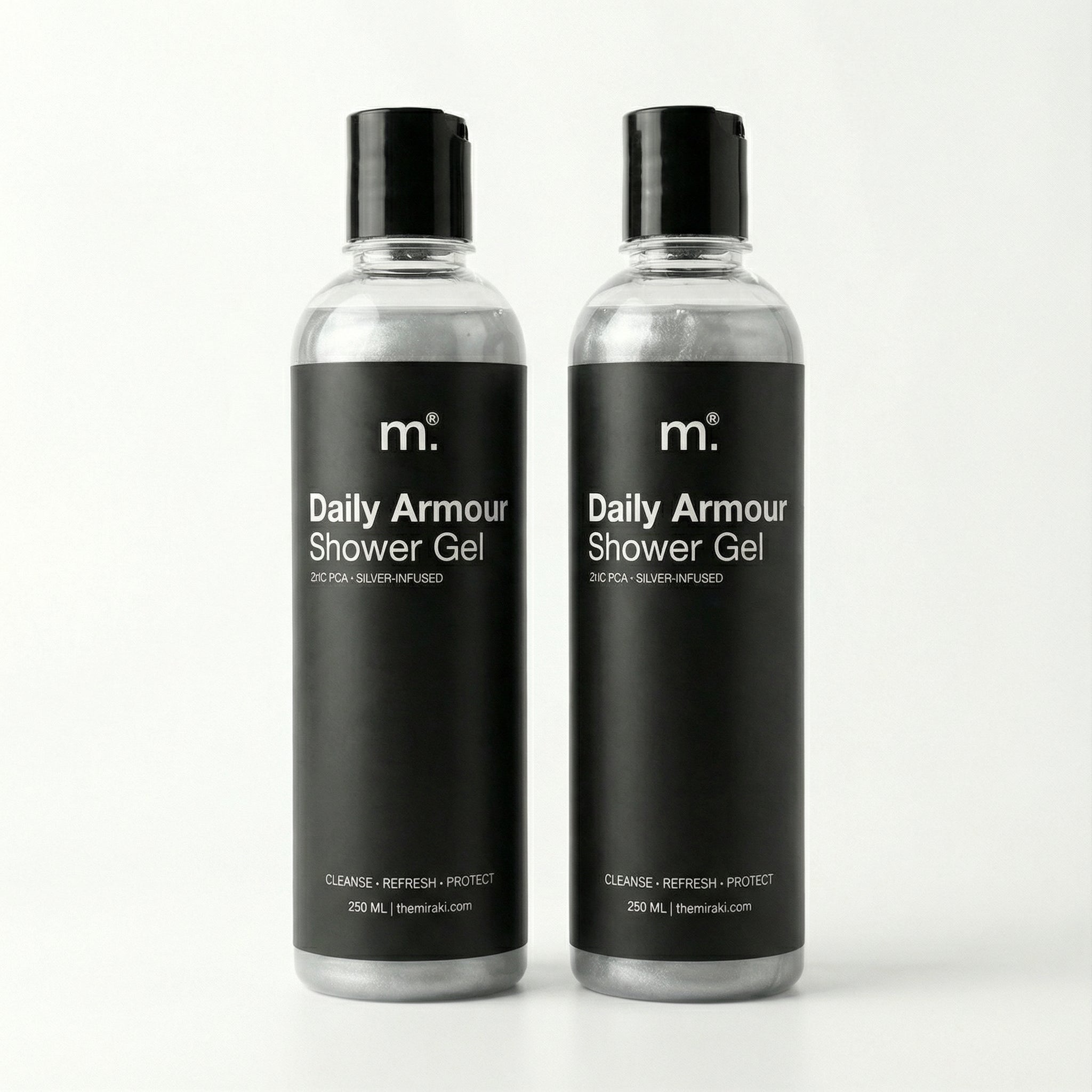 Pack of 2 Silver Infused Shower Gel (250 ml)