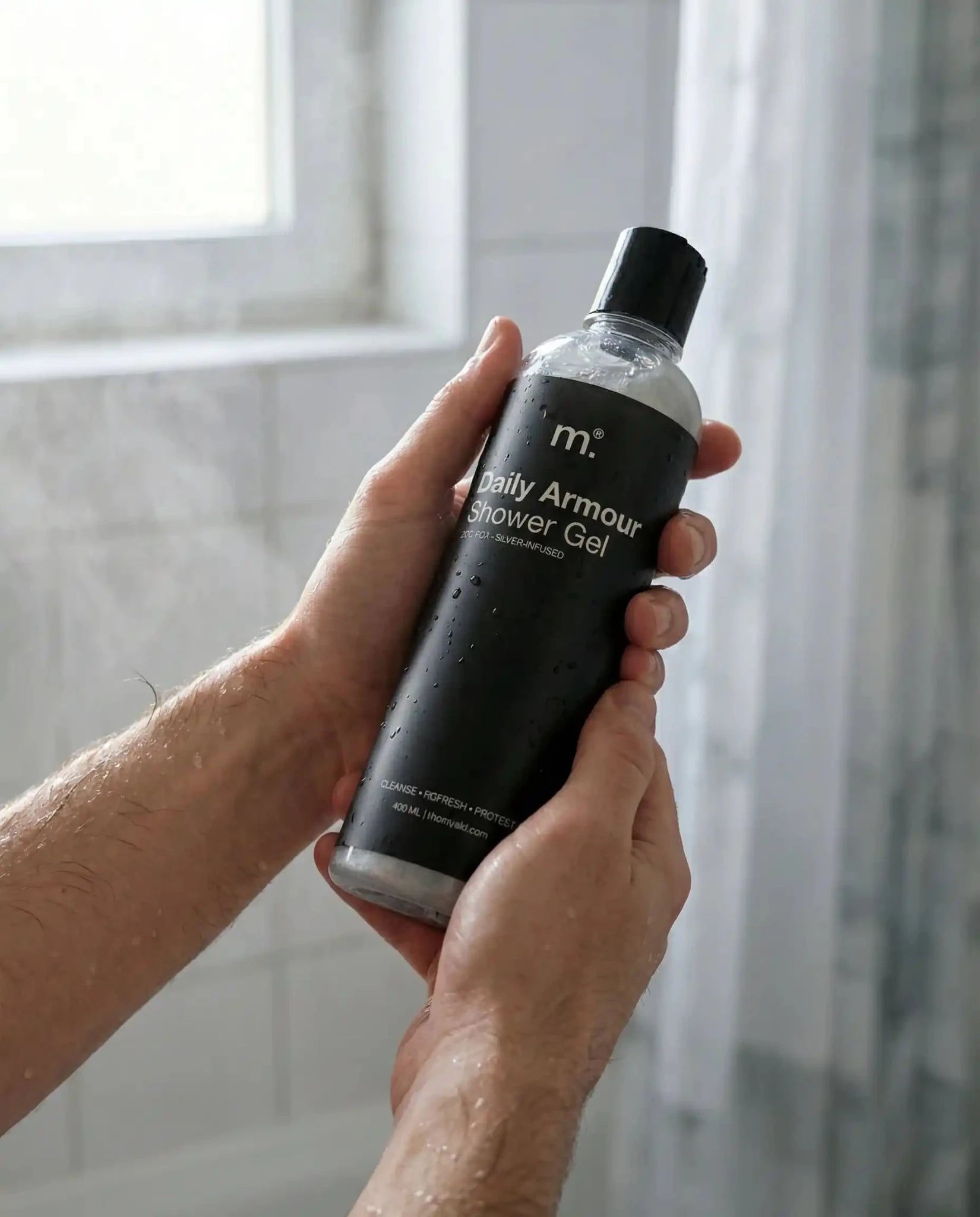 Pack of 2 Silver Infused Shower Gel (400 ml) - Mirakl