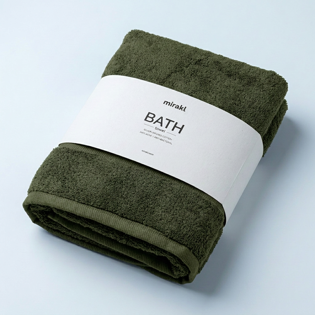 Silver-Infused Bath Towel