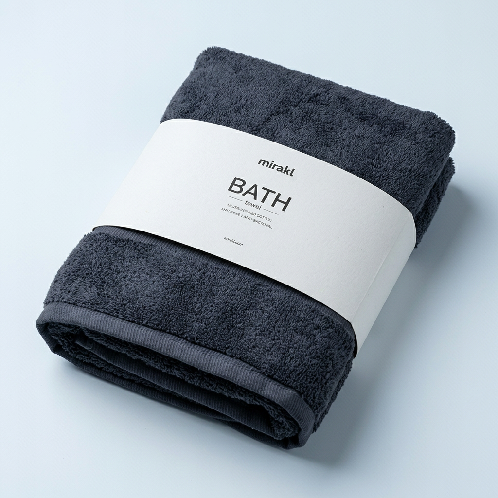 Silver-Infused Bath Towel